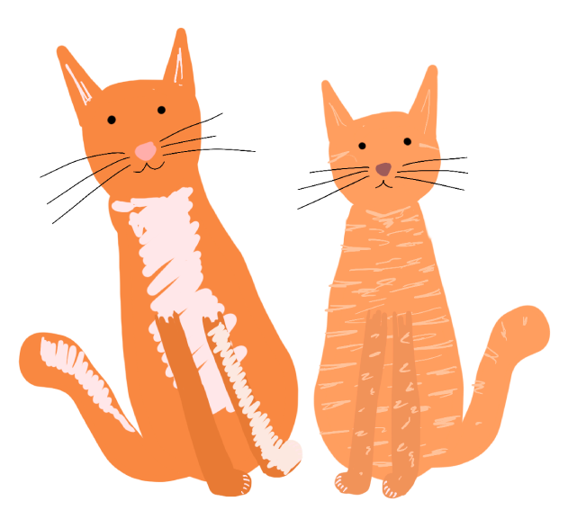 Pappadam & Payasam, the cats